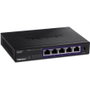 Trendnet TEG-S350 Switch de red de 5 puertos RJ-45 Gigabit Ethernet, No administrado, Negro